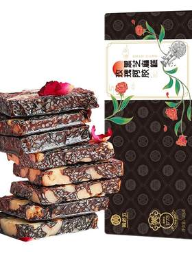 黄老五玫瑰阿胶黑芝麻糕休闲零食