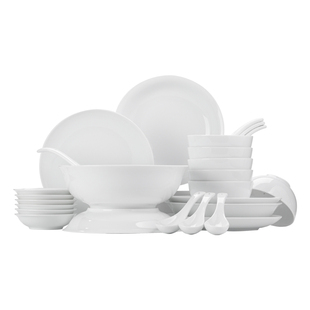 景德镇官方陶瓷餐具套装家用饭碗面碗盘高档瓷器礼盒装乔迁礼物