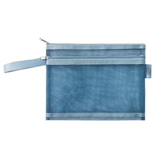 网纱学生双层收纳袋资料袋文件袋试卷袋考试笔袋化妆袋手提袋课本分科书袋装卷子袋子作业高考中考专用准考证