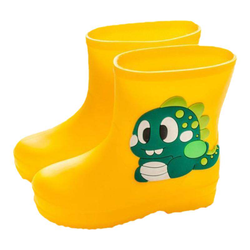 儿童雨鞋卡通恐龙宝宝短筒