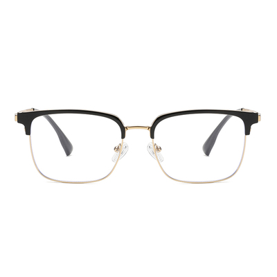 160-170mm超大框近视眼镜男款半框纯钛配度数胖子加大加宽眼睛架