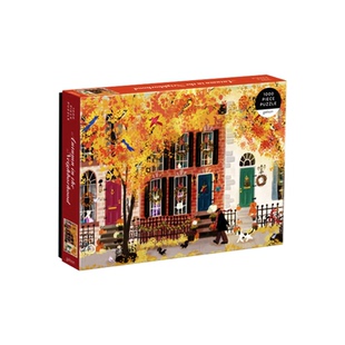 【官方授权】Galison邻里之秋拼图1000片拼图解压治愈益智玩具