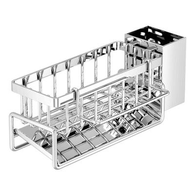 水槽沥水架厨房置物架水龙头洗菜池抹布放置架洗碗碟用品收纳神器
