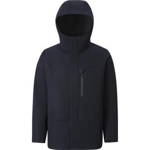 本来BENLAI男士防泼水远红外90绒保暖连帽羽绒服25冬款BRM150010