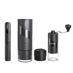 便携式意式咖啡机套装电动浓缩咖啡机胶囊萃取小型家用户外办公室