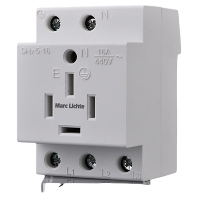 模数化配电箱导轨式插座三相五线