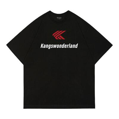 Kangswonderland基础l印花短袖T