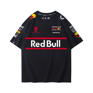 2026新款维斯塔潘同款衣服F1方程式红牛车队赛车服纯棉短袖t恤夏