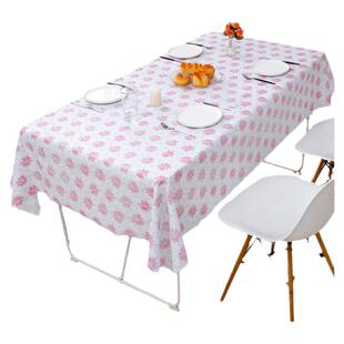 pvc桌布防水防烫防油免洗塑料餐桌垫家用客厅茶几蕾丝台布长方形