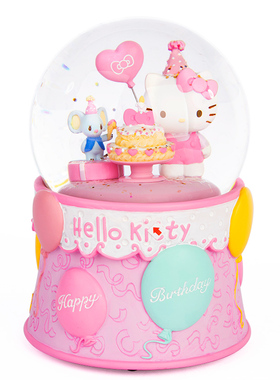 JARLL/赞尔水晶球kitty生日快乐
