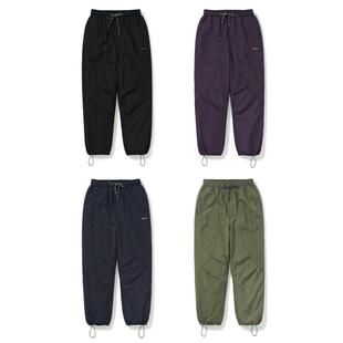 714street潮牌男士防水休闲裤2024夏装新款直筒裤男女薄款裤子