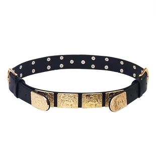 汉服腰带汉服革带明制腰封可配贴里飞鱼服圆领袍束腰男女调节皮带