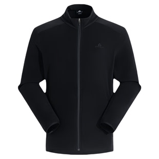 拓路者Polartec100抓绒衣男2024秋冬款立领加绒保暖户外运动外套