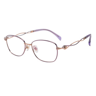 野尻新纪元2026新款近视眼镜架优雅女款超轻钛架可配度数NN212