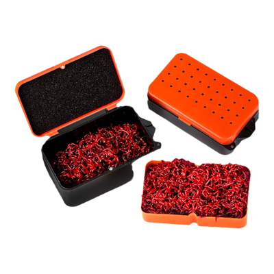 红虫蚯蚓盒子多功能活饵渔具盒透气保湿防虫跑精品鱼具用品配件盒