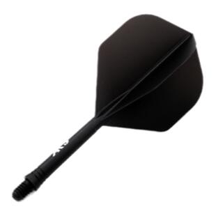 CUESOUL/Q獸3支装AK5系列一体式飞镖叶纯色小方翼2BA镖杆镖翼配件