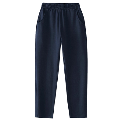 藏青色春秋长裤棉纯棉舒适校服裤