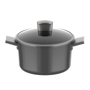 【商超同款】爱仕达纯钛汤锅家用不粘煮面粥炖锅电磁炉燃气无氟