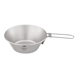 KEITH铠斯纯钛折叠柄雪拉碗300ml露营多功能餐具户外露营便携轻量