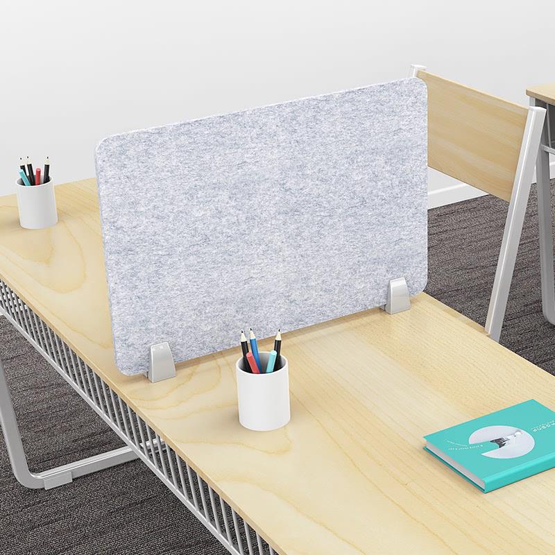 壹巢办公桌屏风挡板桌面工位防飞沫隔断隔离板学生课桌书桌遮挡板