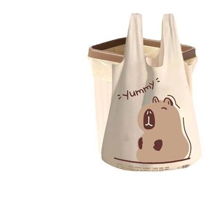 卡皮巴拉塑料袋批发购物打包加厚装超市外卖方便透明背心袋定制做