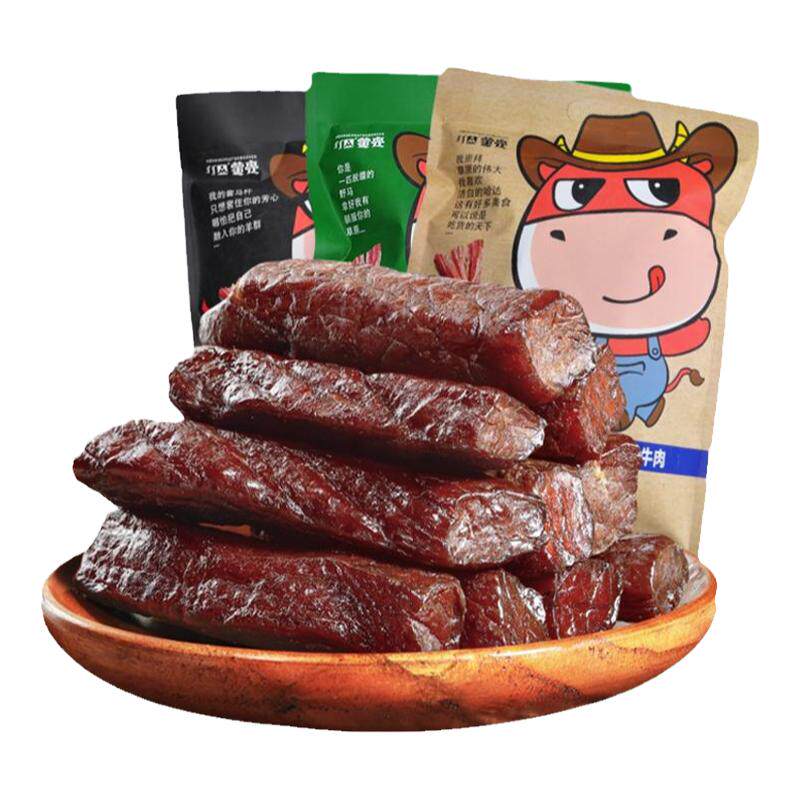 蒙亮内蒙古特产风干牛肉干500g