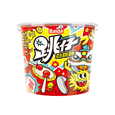 百达桶装跳跳糖幼儿园聚会