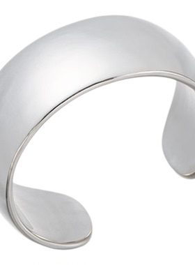 Céleste极简宽面开口手镯女