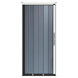 定制加厚极窄铝板隔断折叠推拉门吊轨仓库厨房门卧室门免打孔安装