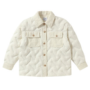 【清仓！最后100件！】LAMC丨90绒小香风压花羽绒服女轻薄暖外套