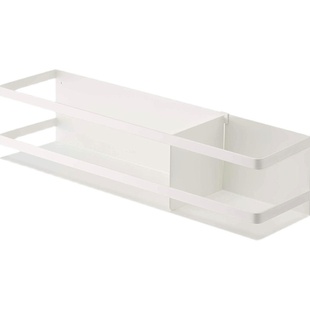 日本山崎实业 yamazaki同款大号分格冰箱侧面挂架磁铁免打孔挂篮