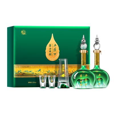 华山论剑西凤酒52度艺术礼盒