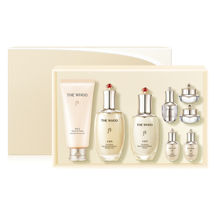 【官方正品】Whoo后天气丹7件套水乳+洁面180ml护肤品套装紧致