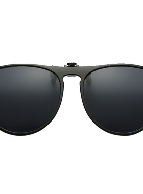 近视墨镜偏光夹片开车专用复古