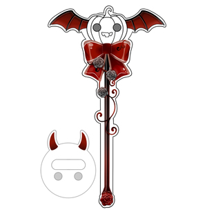 【糖匣】甜恐之夜亚克力打卡棒万圣节小恶魔谷子吧唧棒原创谷美