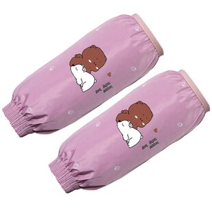 袖套女防水防油护袖新款秋冬季套袖成人加绒袖口羽绒服加长高颜值