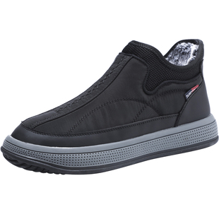 老北京布鞋男士冬季鞋保暖软底新款老人防水中老年人防滑爸爸棉鞋