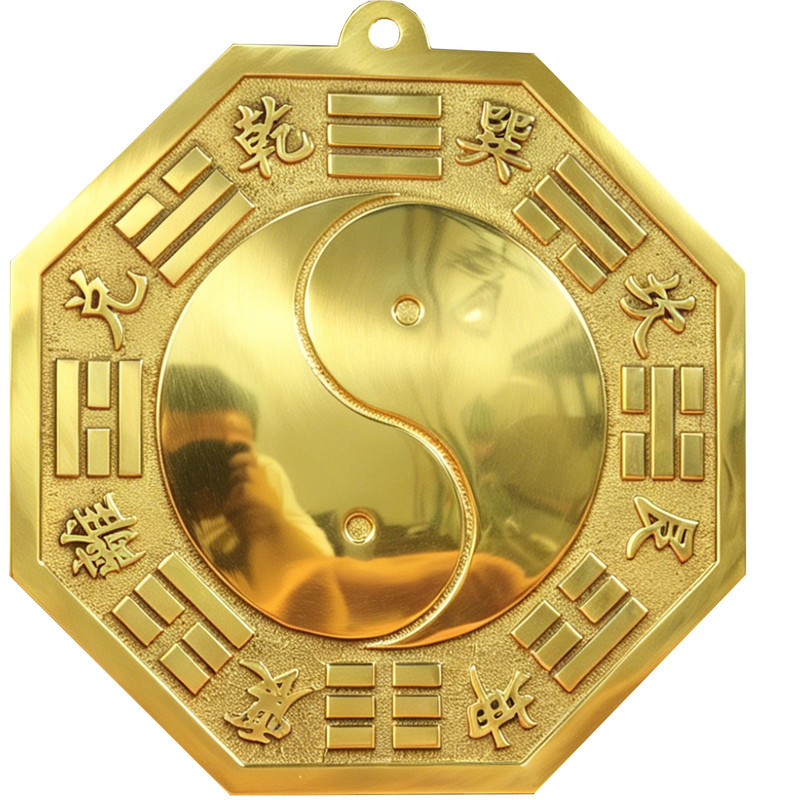 纯铜八卦镜凸镜凹镜镜大门口