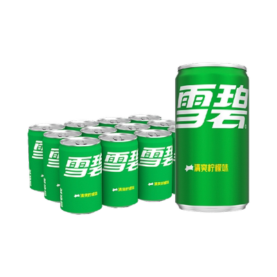 雪碧碳酸饮料200ml×12罐×1组
