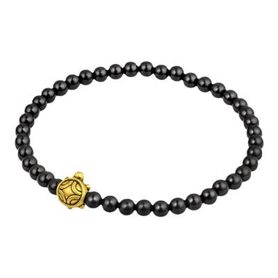 周大福独白乌龟手串黄金送礼