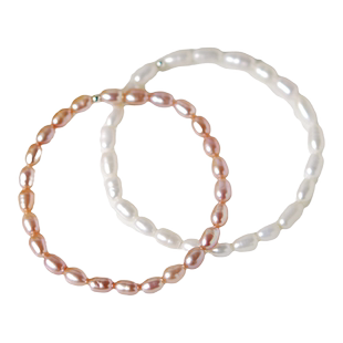 珍珠手链女东海水晶玛瑙翡翠玉石小米珠散珠子项链巴洛克淡水手串