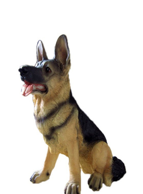 动物德国牧羊犬仿真树脂工艺品