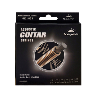 kepma卡普马吉他琴弦 011民谣吉他琴弦卡马卡农磷青铜6根装套弦