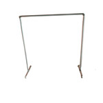 服装架展示架地摊落地阳台晾晒被货架挂衣服架子单杆架水管晾衣架