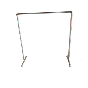 服装架展示架地摊落地阳台晾晒被货架挂衣服架子单杆架水管晾衣架