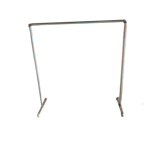 服装架展示架地摊落地阳台晾晒被货架挂衣服架子单杆架水管晾衣架