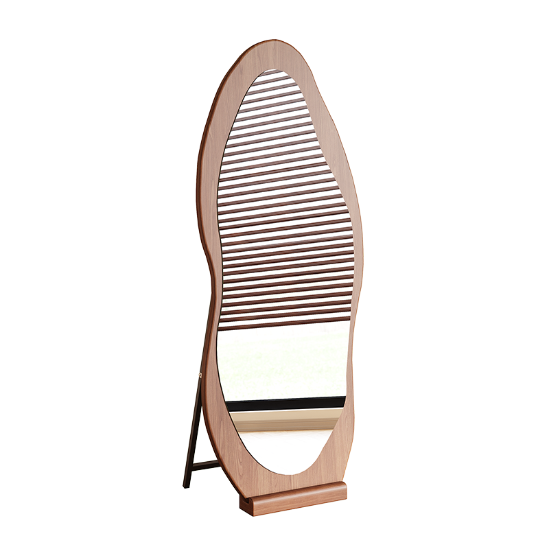 中古全身镜家用落地镜网红异形镜壁挂高级感穿衣镜卧室试衣镜子