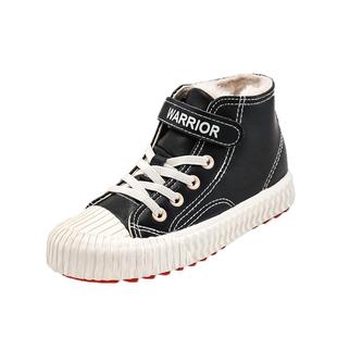 回力童鞋儿童棉鞋加绒加厚保暖二棉鞋男童高帮帆布鞋女童冬鞋宝宝