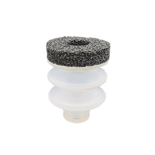 黑色海绵真空吸盘天行大小头SP/DP15 20机械手粗糙面强力无痕吸嘴