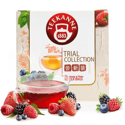 Teekanne进口6口味水果茶茶包组合 覆盆子蜜桃肉桂薄荷花果冷泡茶